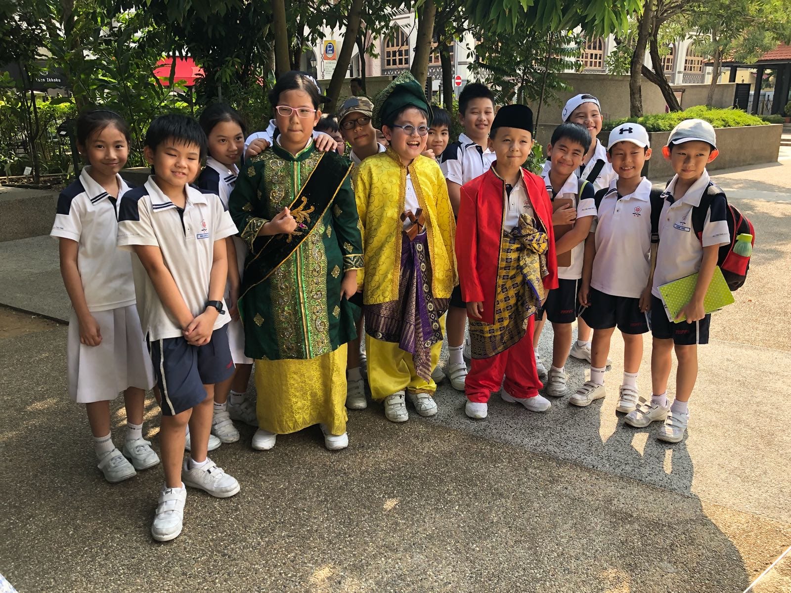 Primary 3 pupils at Kampong Glam